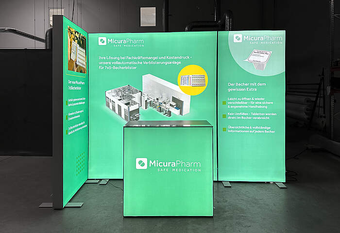 MicuraPharm GmbH LED-Exhibition stand 1