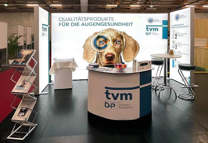 TVM Tiergesundheit GmbH LED-Messestand auf der Messe