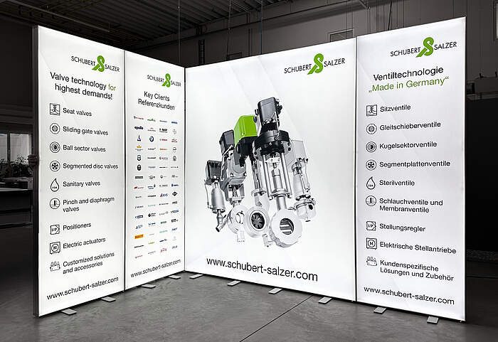 Schubert & Salzer Control Systems GmbH LED-Exhibition stand