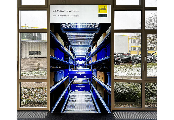 psb intralogistics GmbH LED textile frame 2