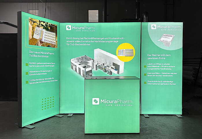 MicuraPharm GmbH LED-Exhibition stand