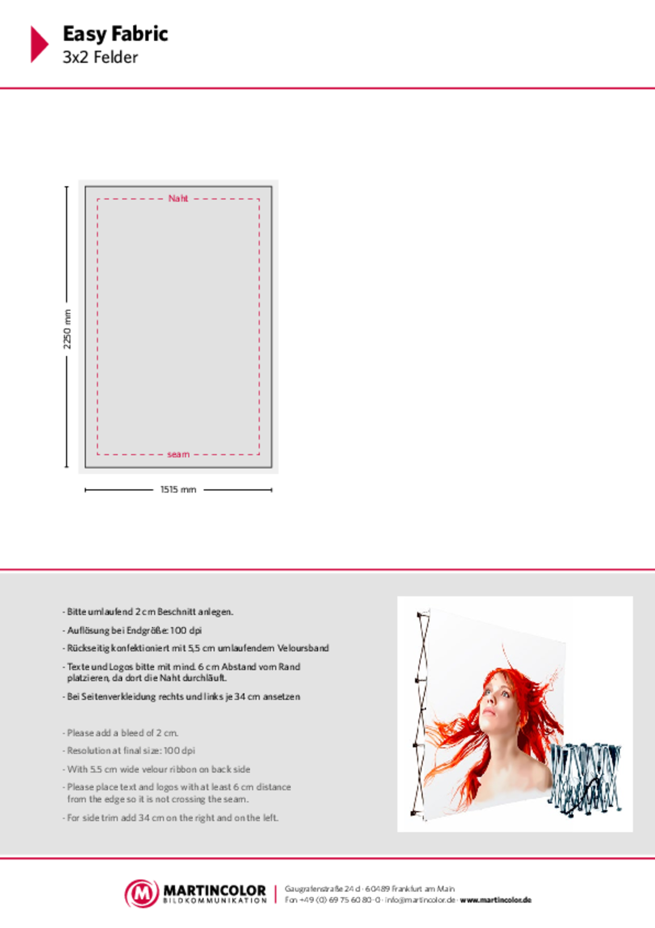 Easy Fabric Datenblatt PDF