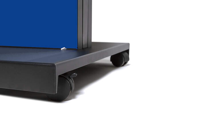 Monitor stand FABRIC rollers
