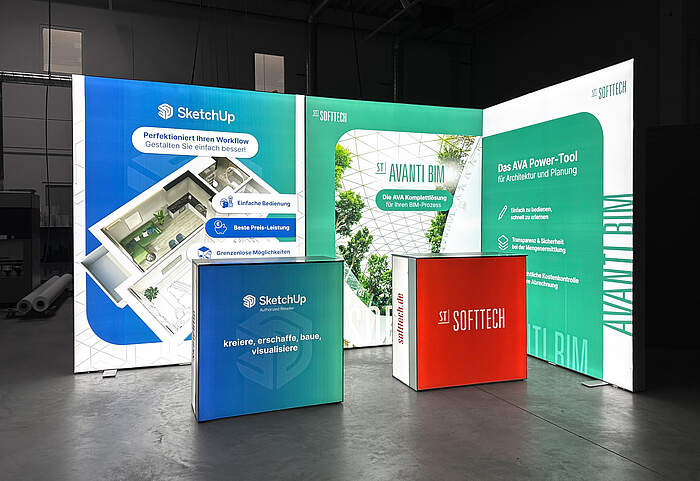 SOFTTECH GmbH LED-Exhibition stand 1