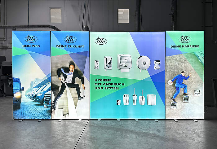 Ille Papier-Service GmbH LED-Exhibition wall