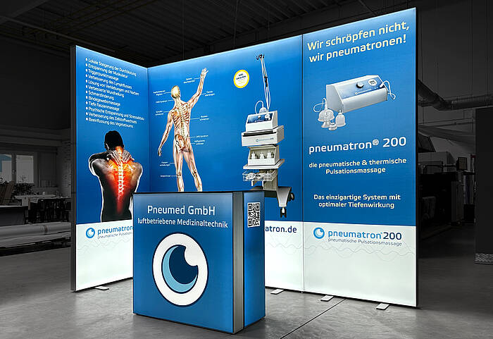 Pneumed GmbH ALU STAR exhibition stand