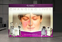Candela Laser Germany LED exhibition wall ALU STAR 3 Candela Laser Germany LED exhibition wall ALU STAR 3