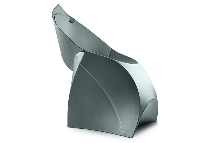 Flux Chair anthracite side view left