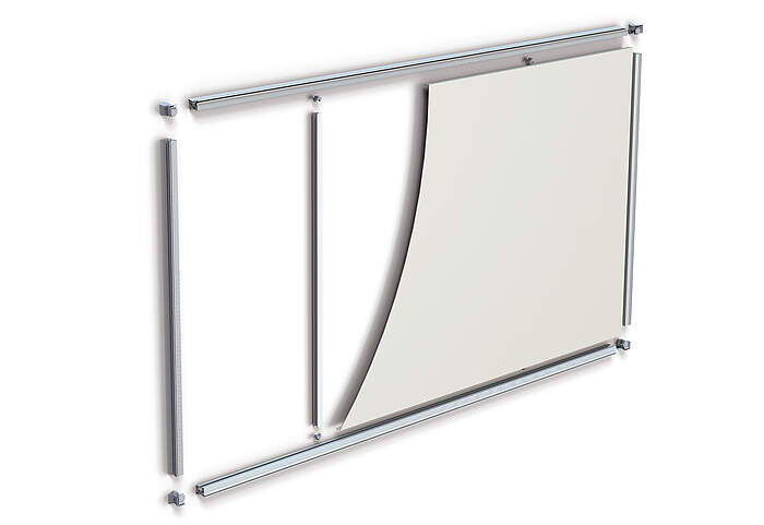 frameframe wall aluminum frame