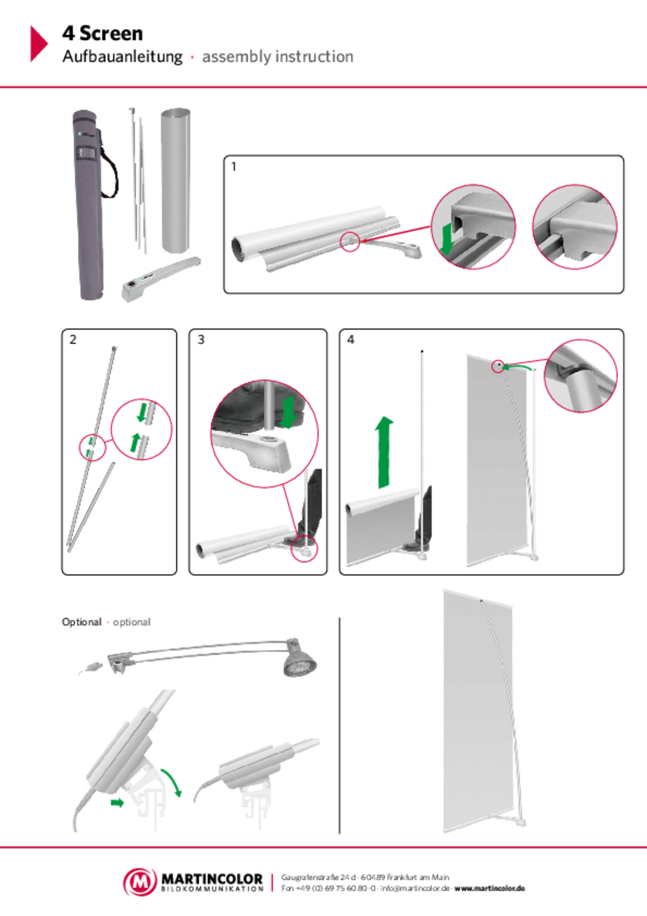4screen assembly instructions PDF