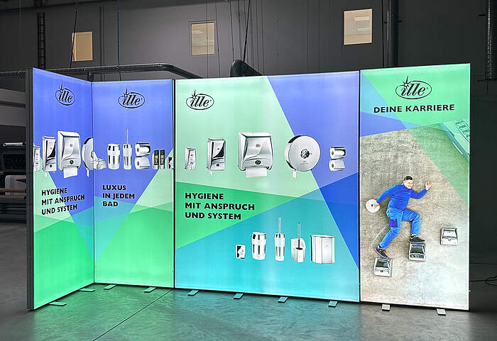 Ille Papier-Service GmbH LED-Exhibition wall 1