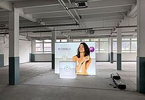 Candela Laser Germany LED exhibition wall ALU STAR Candela Laser Germany LED exhibition wall ALU STAR