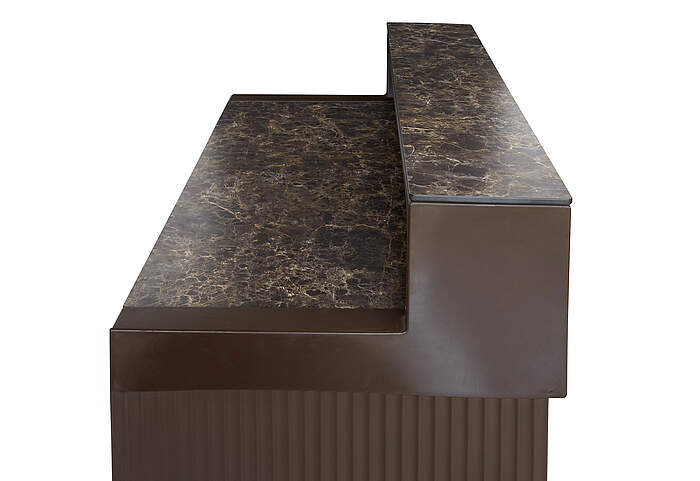 Cordiale counter brown marbled