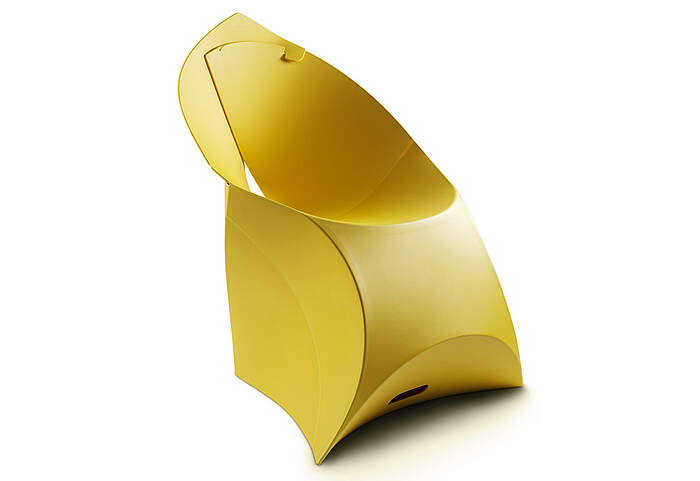 Flux Chair yellow front