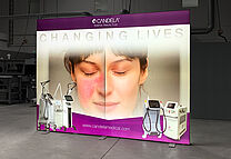 Candela Laser Germany LED exhibition wall ALU STAR 4 Candela Laser Germany LED exhibition wall ALU STAR 4