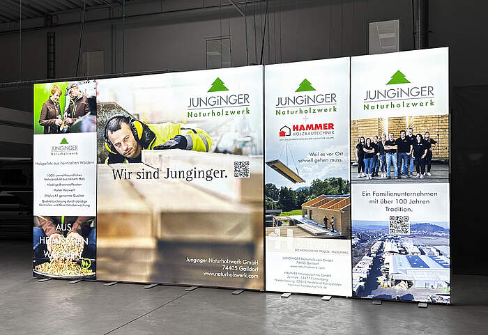 Junginger Naturholzwerk GmbH LED-exhibition stand